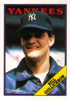 1988 O-Pee-Chee Baseball Cards 329     Bill Gullickson